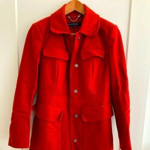 Lightweight wool 60s-style FRENCH CONNECTION coat. US size 6.